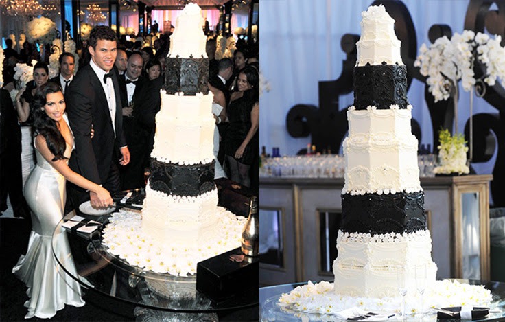 kim kardashian's wedding cake making it to the list of the most expensive cakes in the world